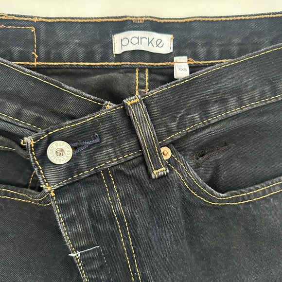 Parke Black Straight-Leg Jeans - Picture 2 of 2